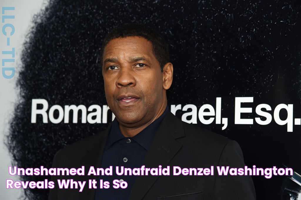 ‘Unashamed and Unafraid’ Denzel Washington Reveals Why ‘It is So