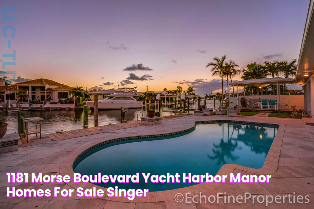 1181 Morse Boulevard Yacht Harbor Manor Homes For Sale Singer