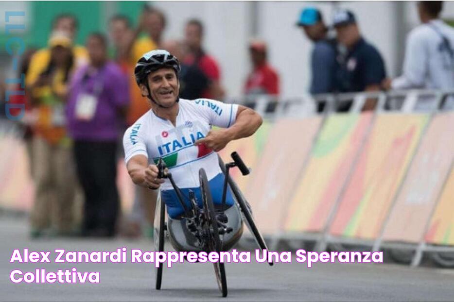 Alex Zanardi rappresenta una speranza collettiva