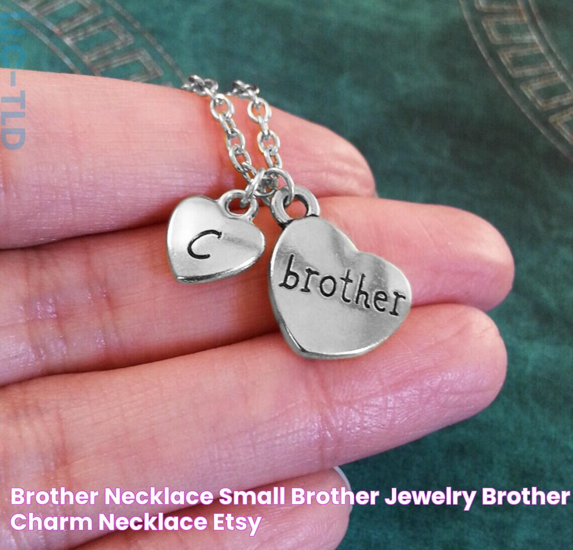 Brother Necklace SMALL Brother Jewelry Brother Charm Necklace Etsy