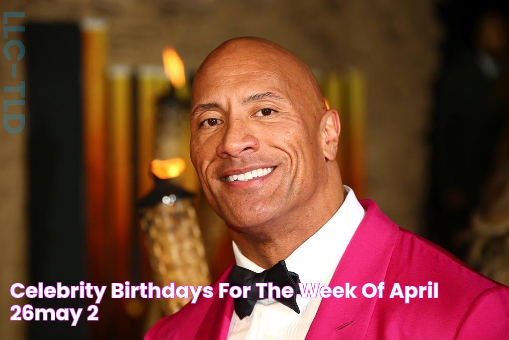 Celebrity birthdays for the week of April 26May 2