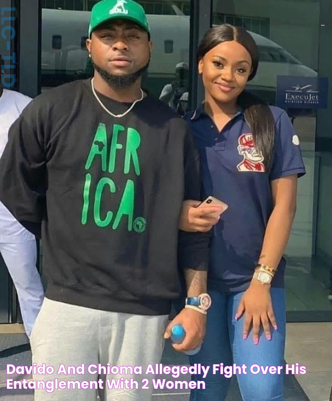 Davido and Chioma allegedly fight over his entanglement with 2 women