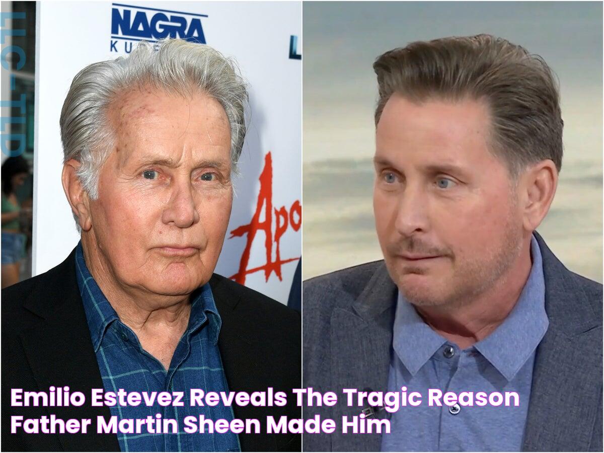 Emilio Estevez reveals the tragic reason father Martin Sheen made him