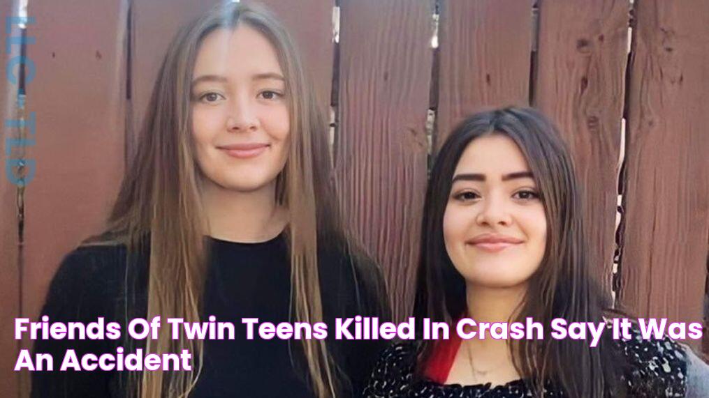 Friends of twin teens killed in crash say it was an accident