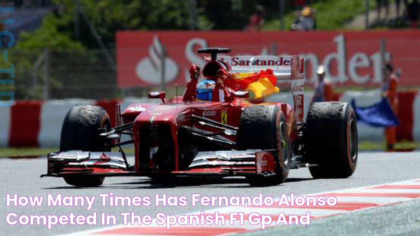 How many times has Fernando Alonso competed in the Spanish F1 GP and