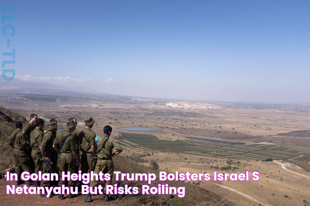 In Golan Heights, Trump Bolsters Israel’s Netanyahu but Risks Roiling