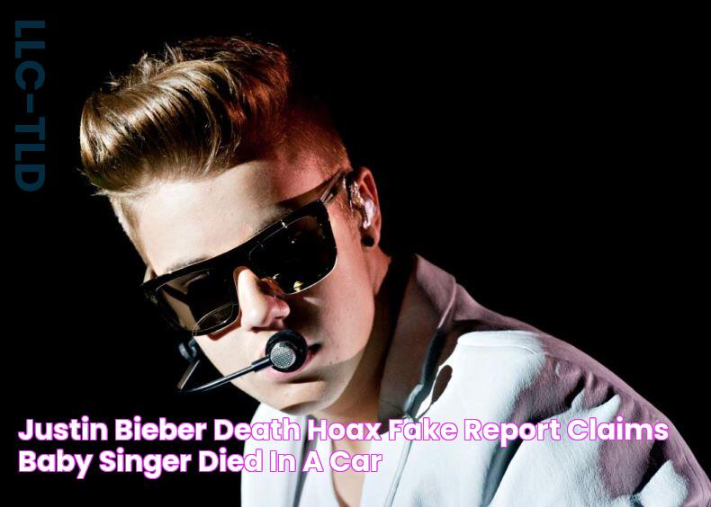 Justin Bieber Death Hoax Fake Report Claims Baby Singer 'Died in a Car