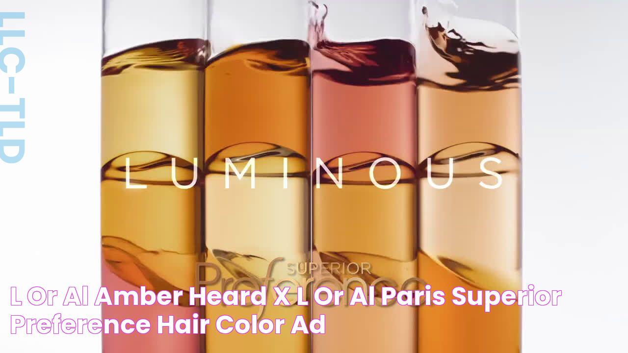 L'Oréal Amber Heard x L'Oréal Paris Superior Preference Hair Color Ad