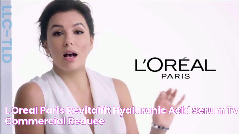 L'Oreal Paris Revitalift Hyaluronic Acid Serum TV Commercial, 'Reduce