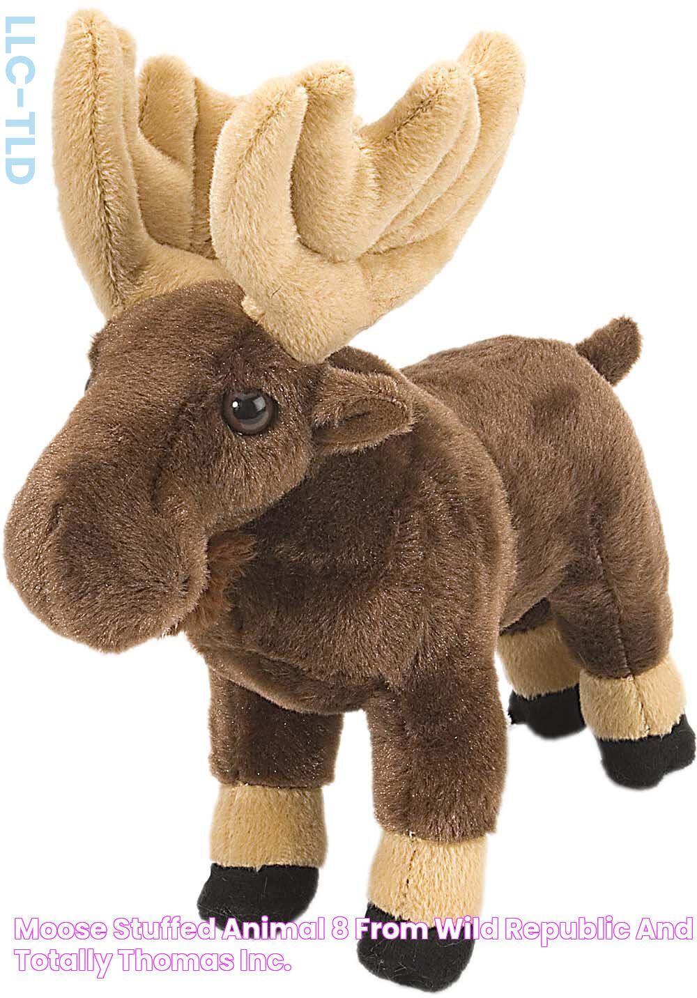 Moose Stuffed Animal 8", from Wild Republic and Totally Thomas Inc.