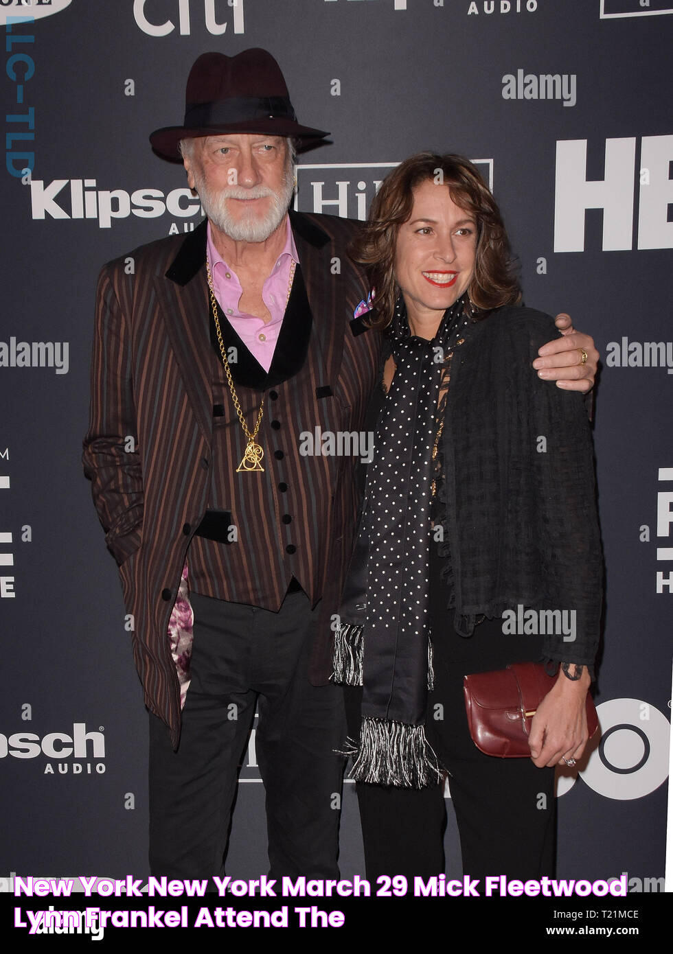 NEW YORK, NEW YORK MARCH 29 Mick Fleetwood, Lynn Frankel attend the