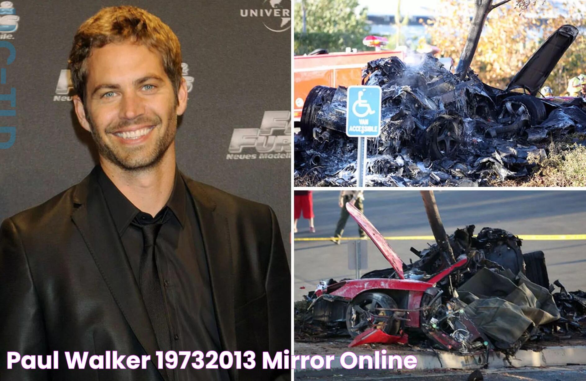 Paul Walker 19732013 Mirror Online