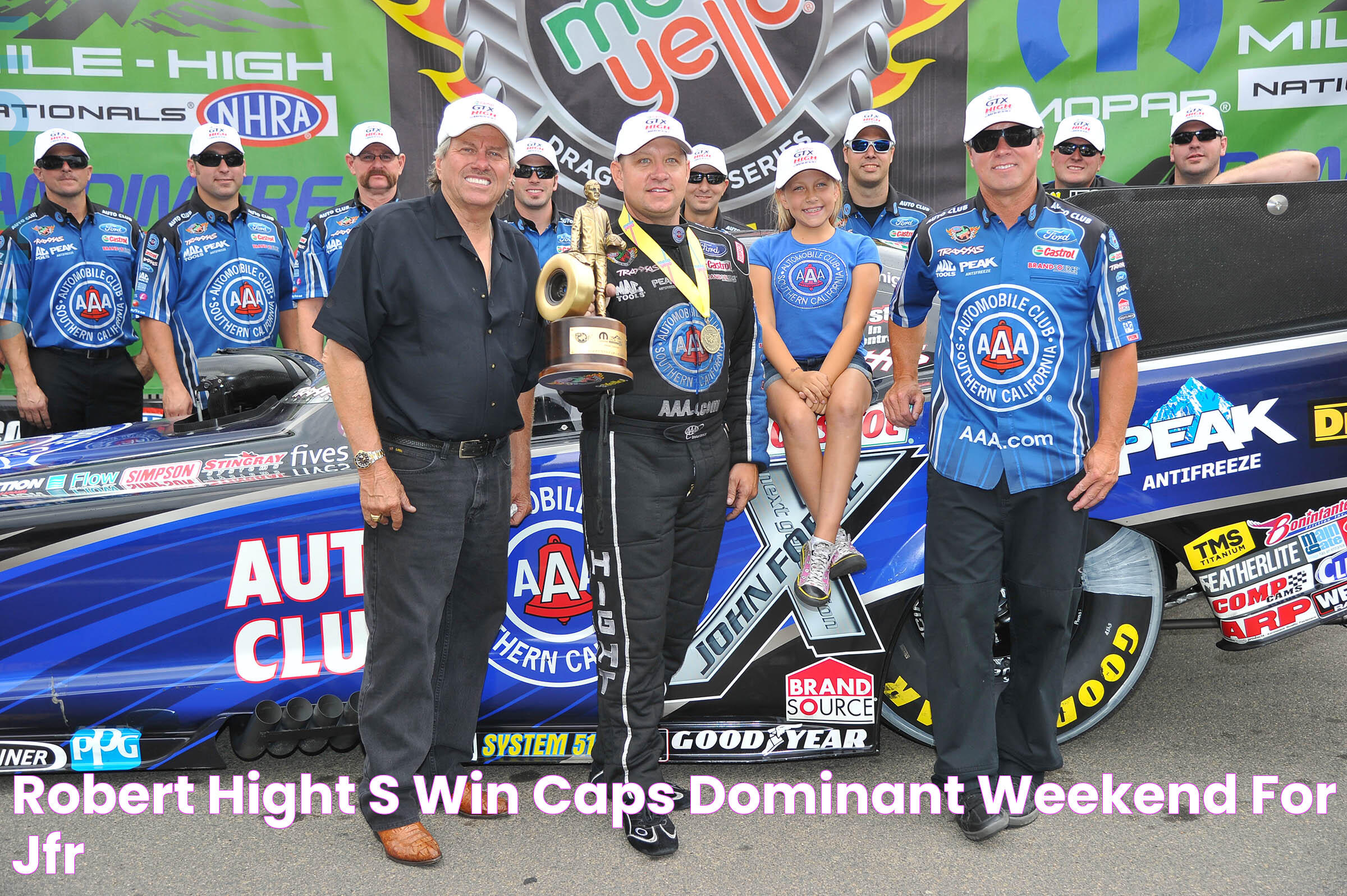 ROBERT HIGHT’S WIN CAPS DOMINANT WEEKEND FOR JFR