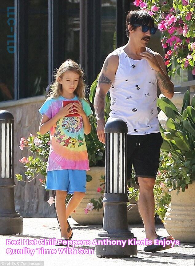 Red Hot Chili Peppers' Anthony Kiedis enjoys quality time with son