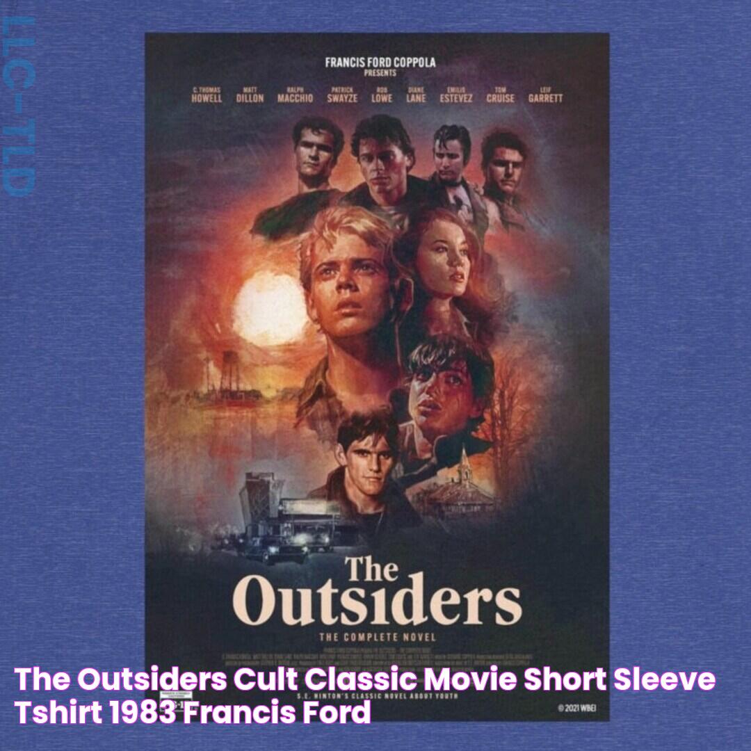 The Outsiders Cult Classic Movie Short Sleeve Tshirt 1983 Francis Ford