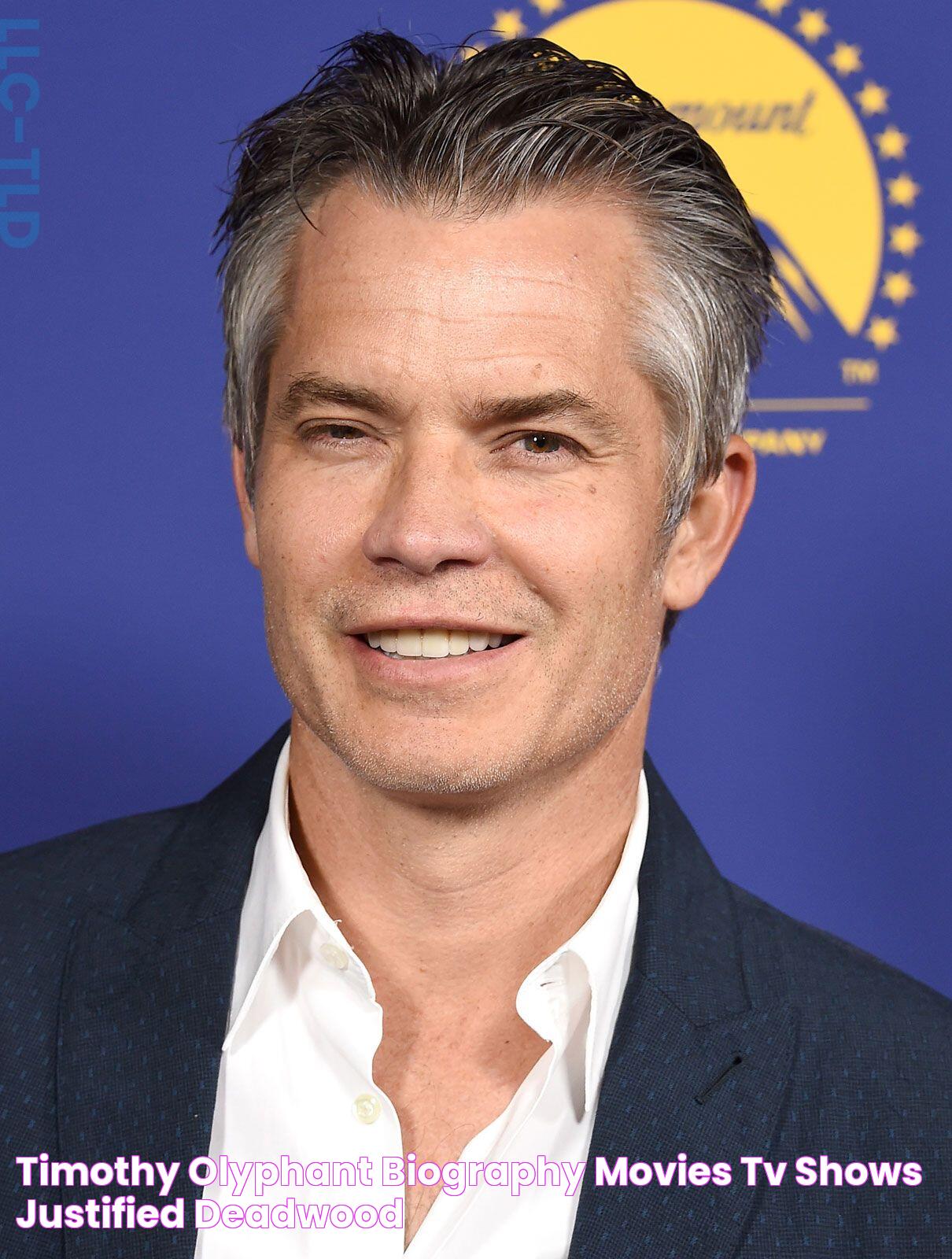 Timothy Olyphant Biography, Movies, TV Shows, Justified, Deadwood