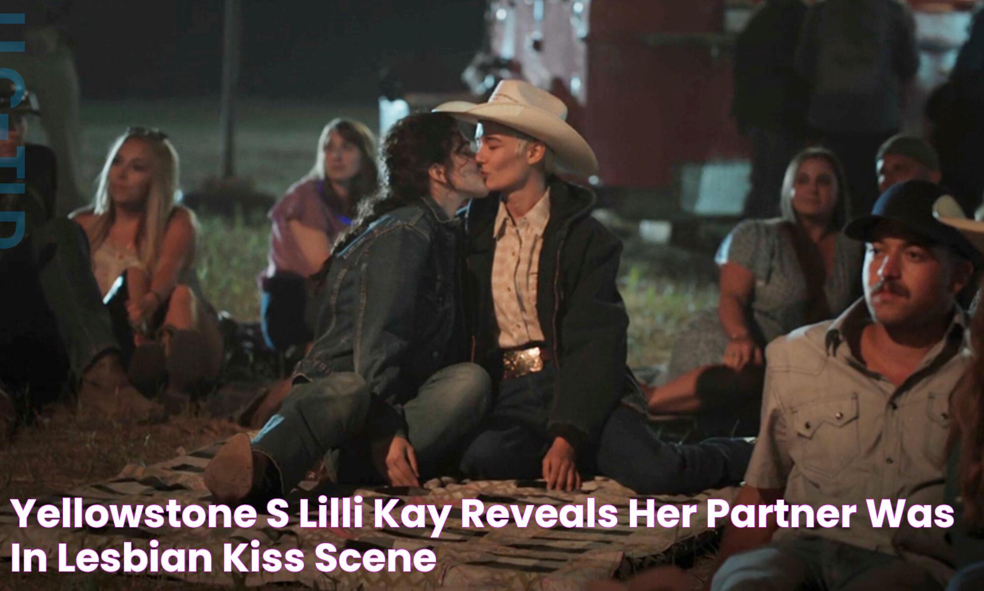 Yellowstone's Lilli Kay reveals her partner was in lesbian kiss scene