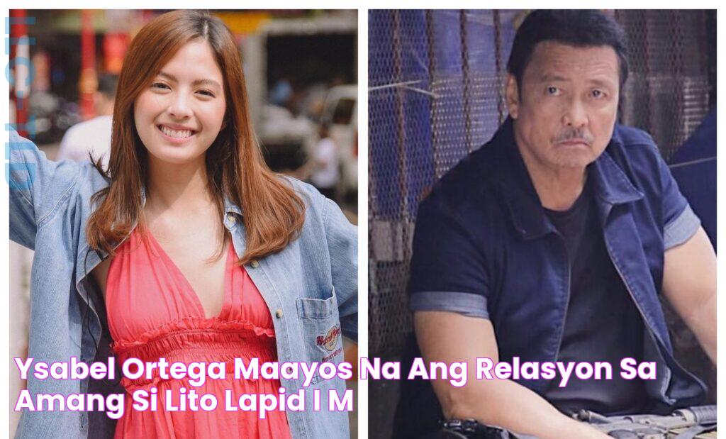 Ysabel Ortega maayos na ang relasyon sa amang si Lito Lapid 'I'm