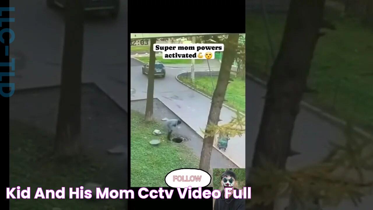 kid and his mom cctv video full