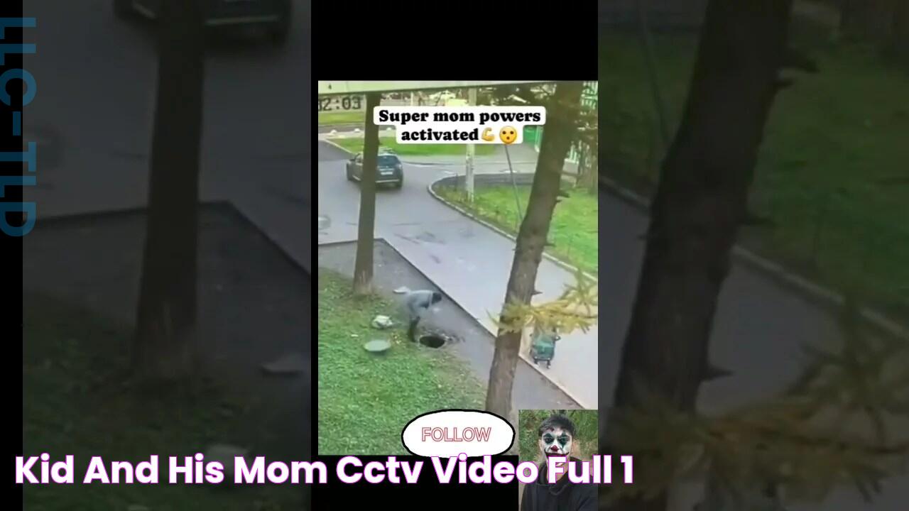 kid and his mom cctv video full