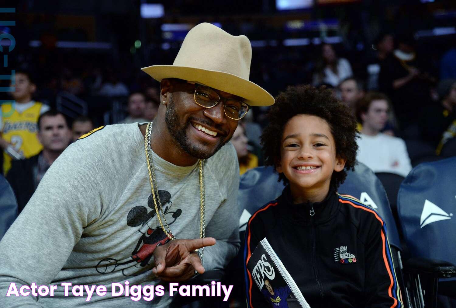 Actor Taye Diggs Family