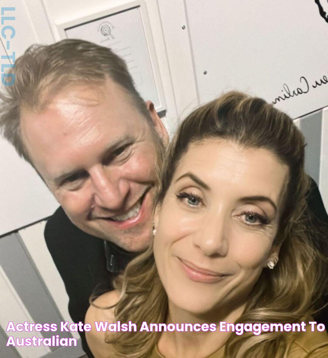 Actress Kate Walsh announces engagement to Australian