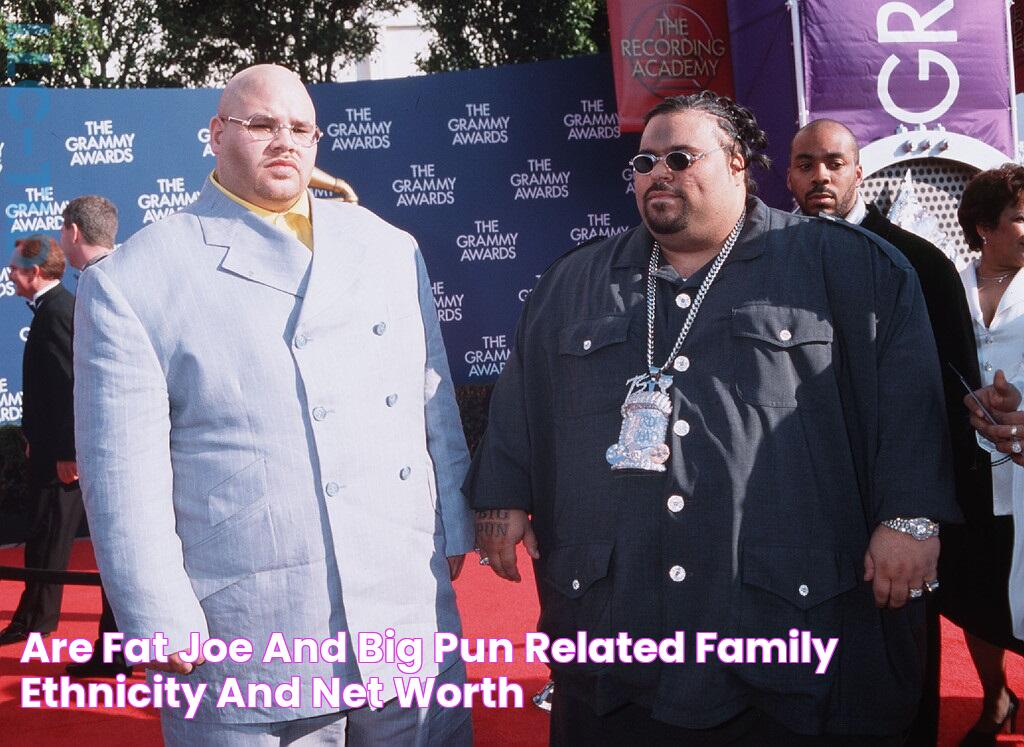 Are Fat Joe And Big Pun Related? Family Ethnicity And Net Worth