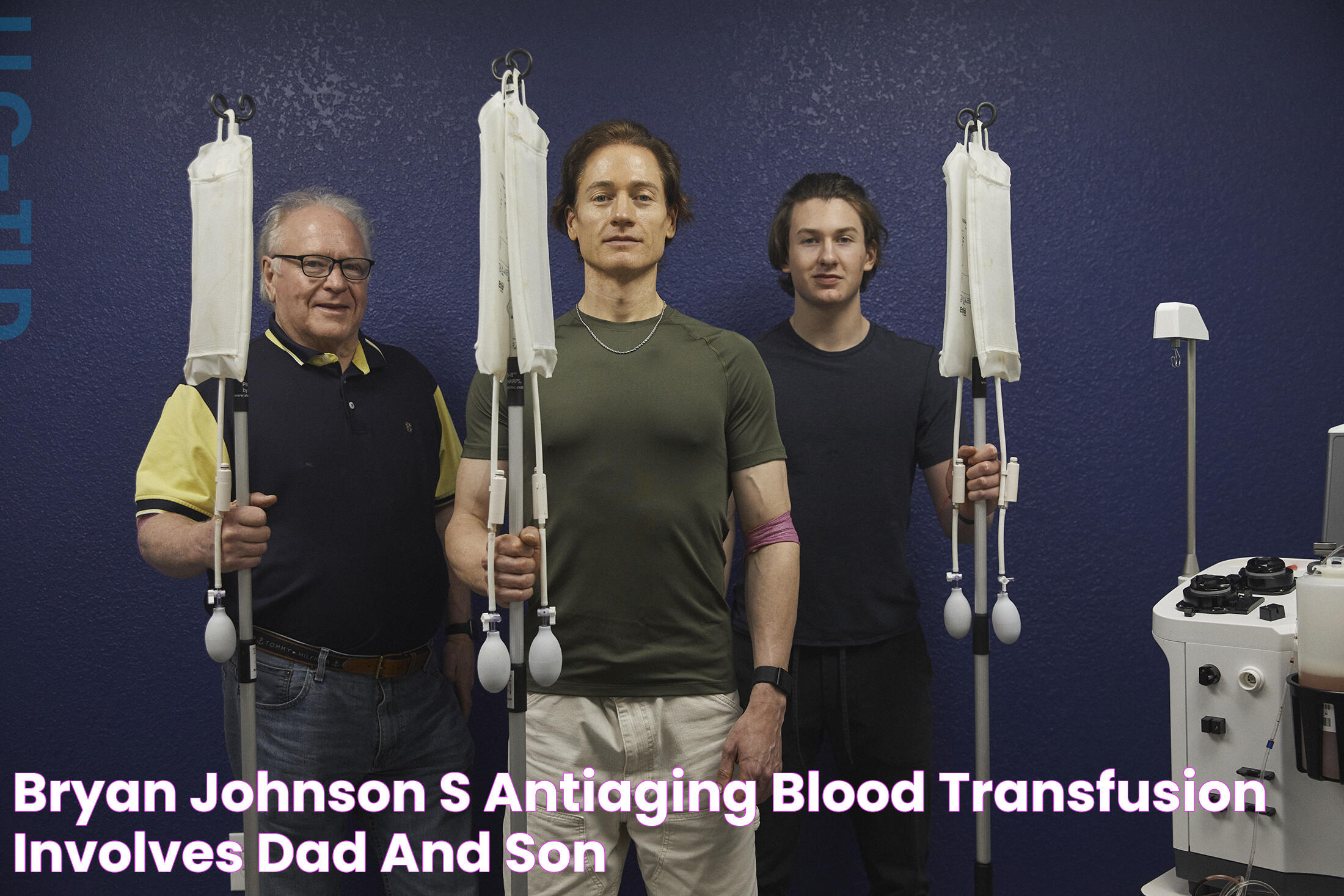 Bryan Johnson's AntiAging Blood Transfusion Involves Dad and Son