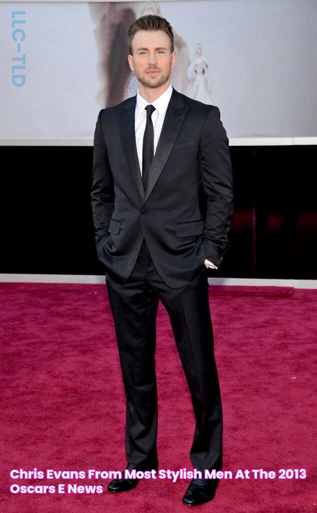 Chris Evans from Most Stylish Men at the 2013 Oscars E! News