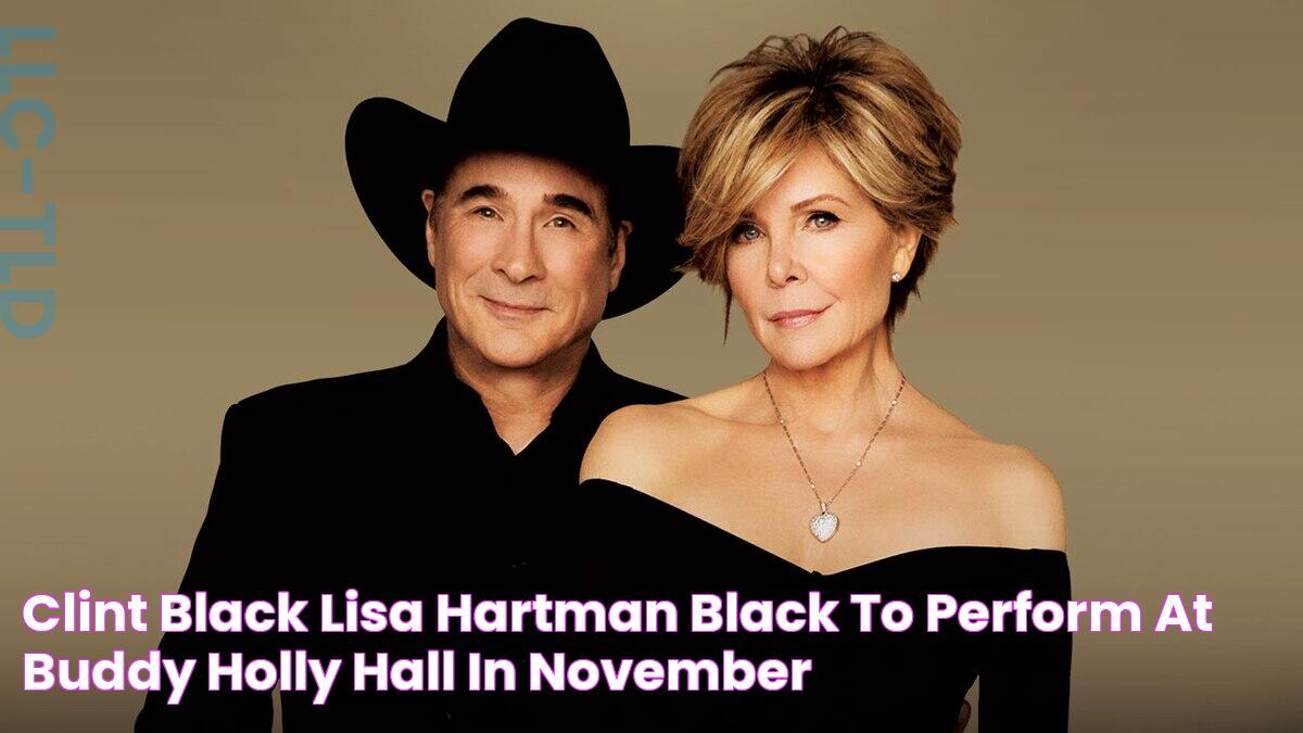 Clint Black, Lisa Hartman Black to perform at Buddy Holly Hall in November