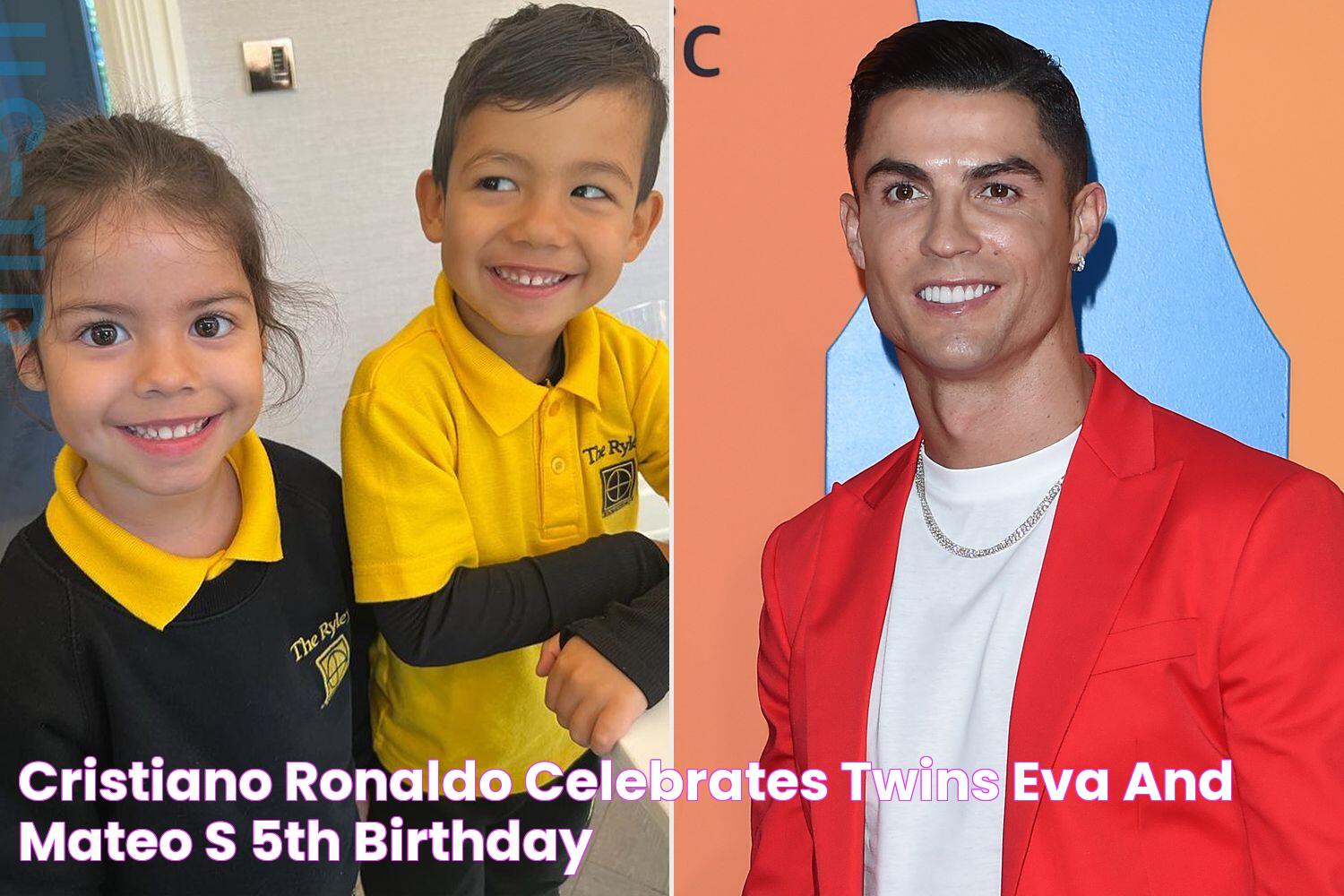 Cristiano Ronaldo Celebrates Twins Eva and Mateo's 5th Birthday