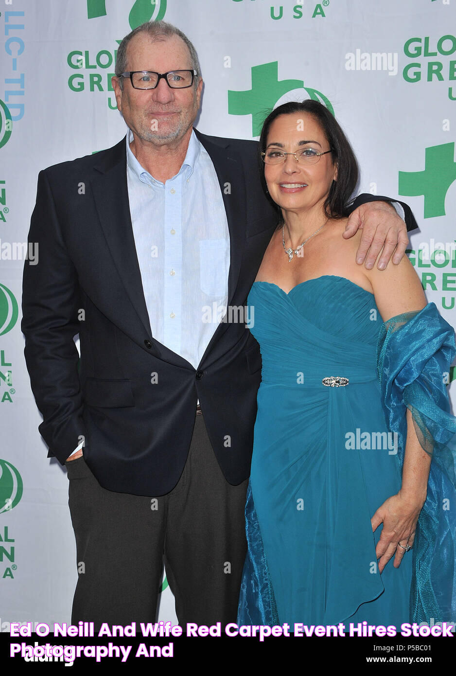 Ed o neill and wife red carpet event hires stock photography and