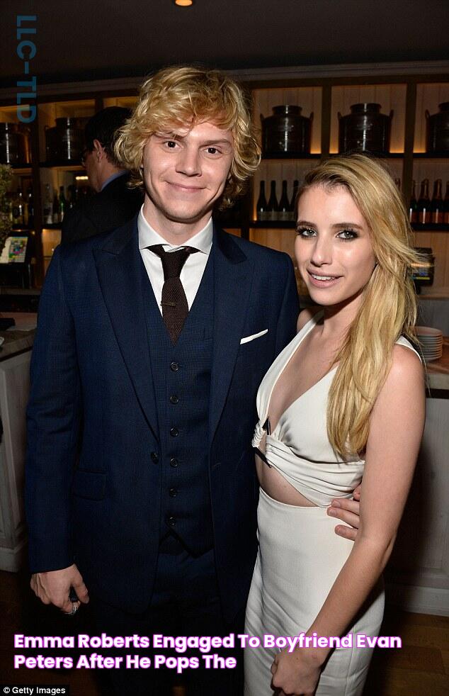 Emma Roberts 'engaged to boyfriend Evan Peters after he pops the