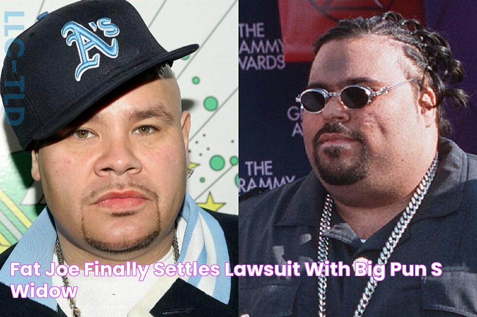 Fat Joe Finally Settles Lawsuit with Big Pun's Widow