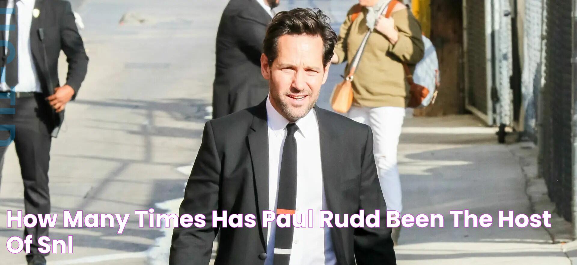 How Many Times Has Paul Rudd Been The Host Of SNL?