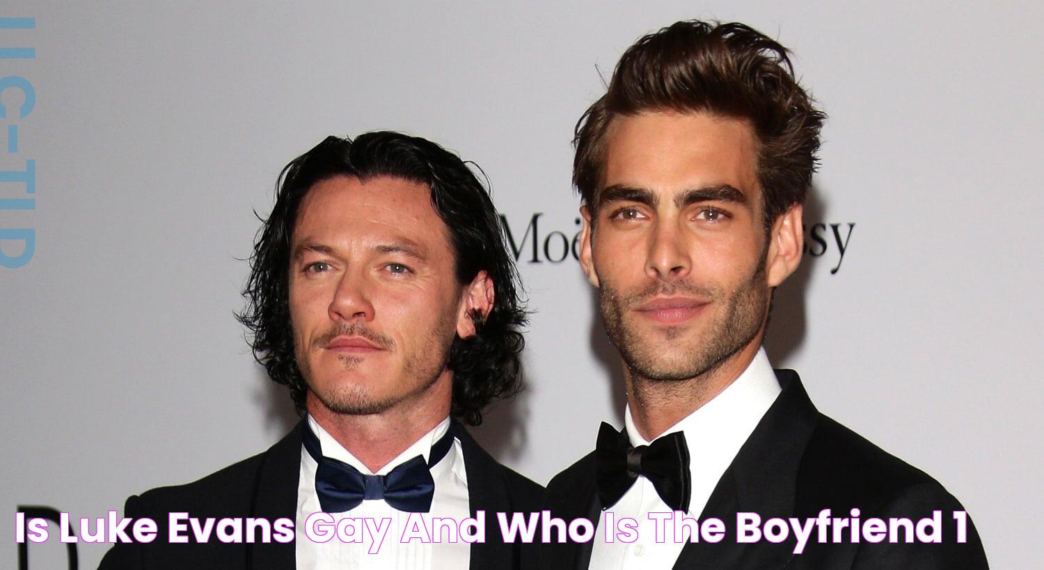 Is Luke Evans Gay and Who Is The Boyfriend?