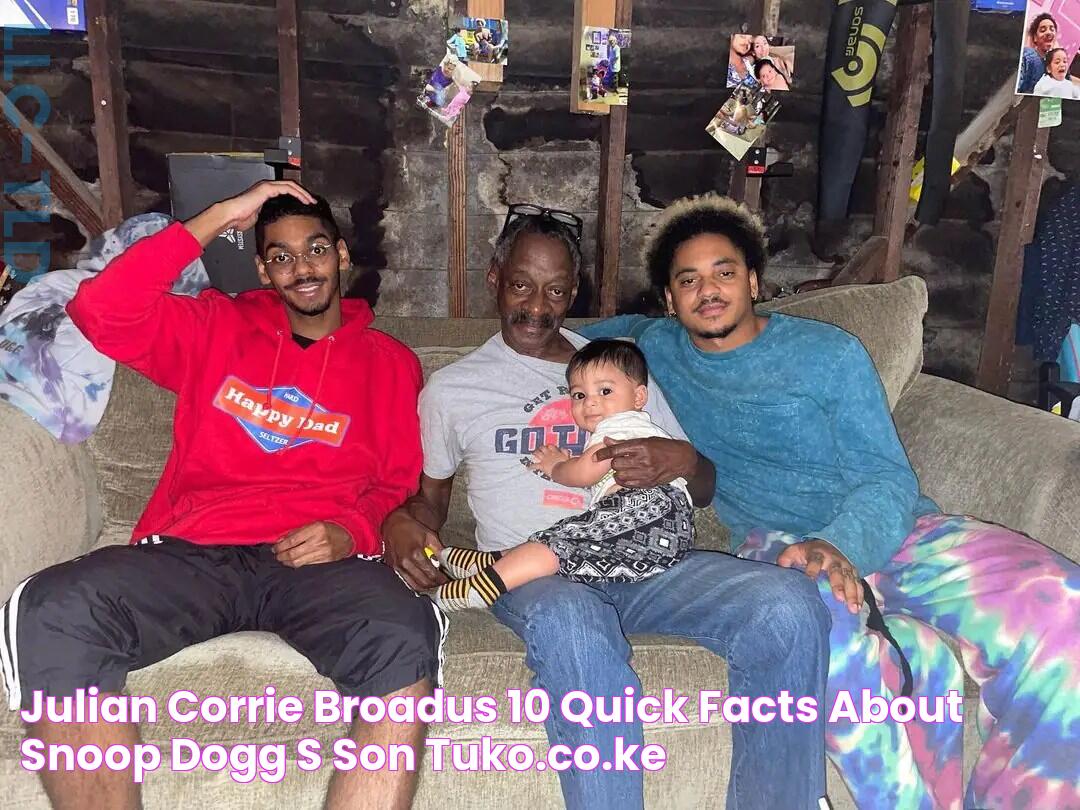 Julian Corrie Broadus 10 quick facts about Snoop Dogg's son Tuko.co.ke