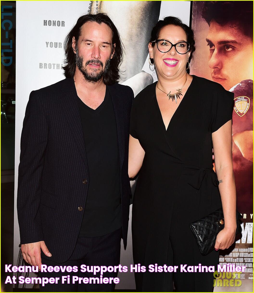 Keanu Reeves Supports His Sister Karina Miller at 'Semper Fi' Premiere