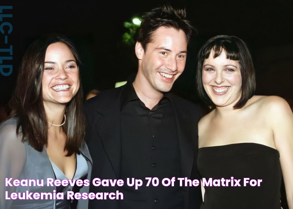 Keanu Reeves gave up 70 of 'The Matrix' for leukemia research