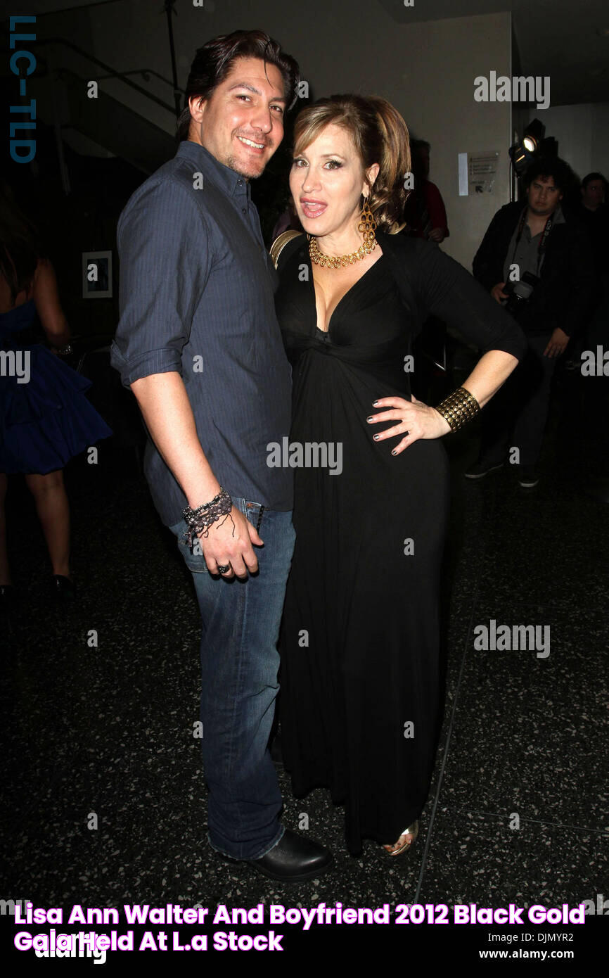 Lisa Ann Walter and Boyfriend 2012 Black & Gold Gala held at L.A Stock