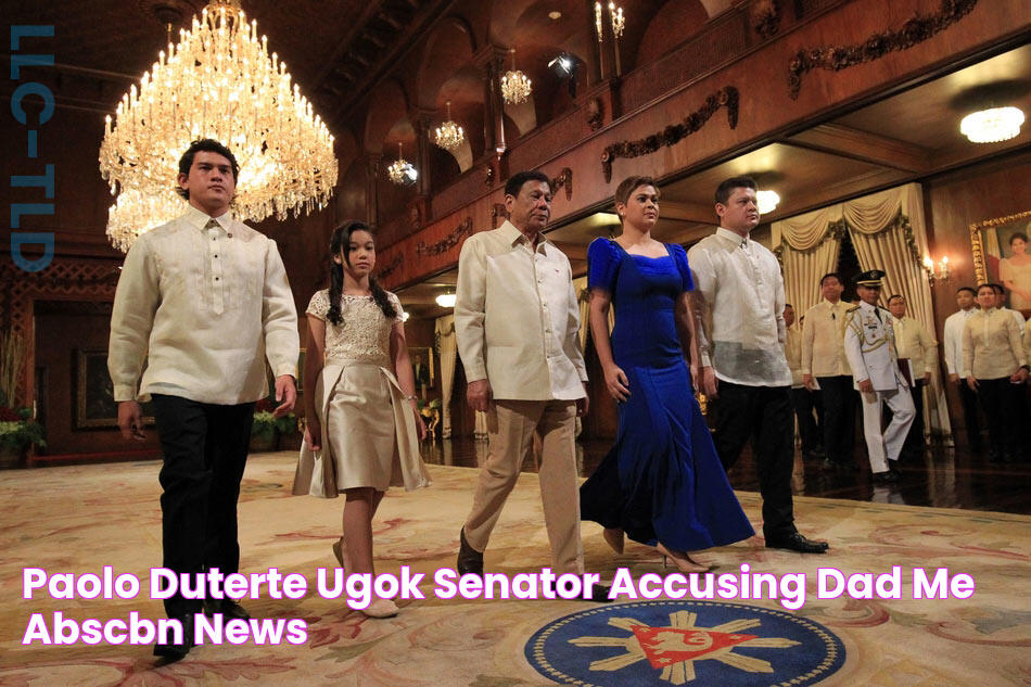 Paolo Duterte 'Ugok' senator accusing dad, me ABSCBN News