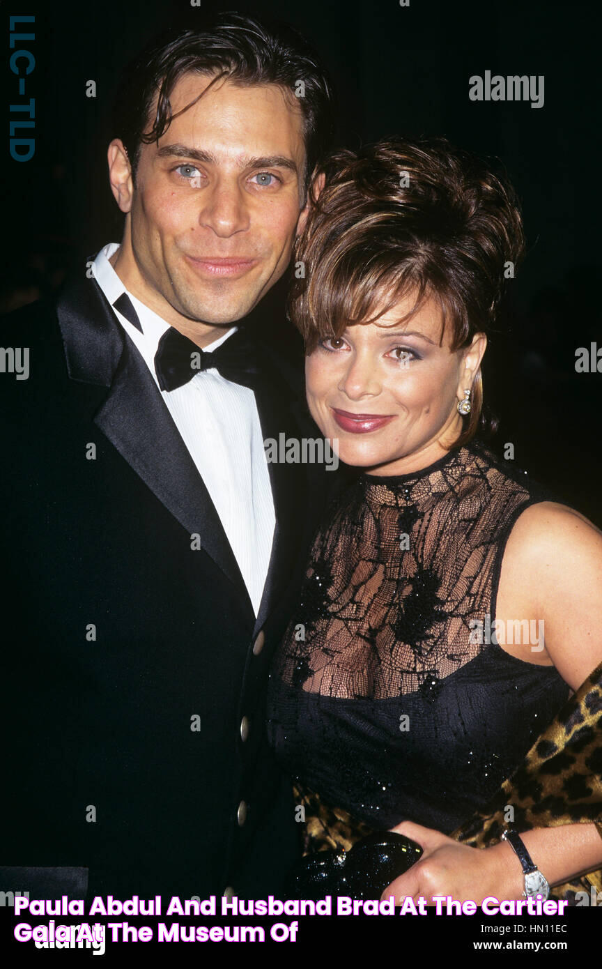 Paula Abdul and husband Brad at the Cartier Gala at the Museum of