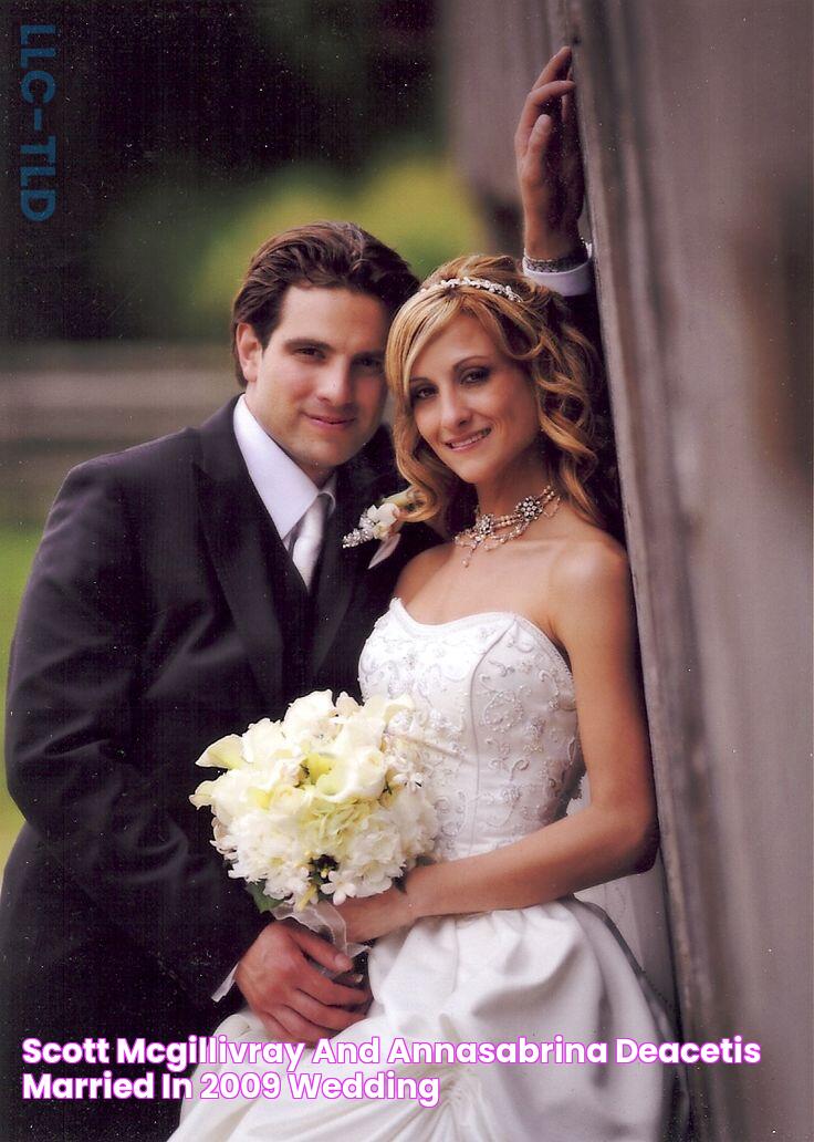 Scott McGillivray and AnnaSabrina Deacetis married in 2009 Wedding