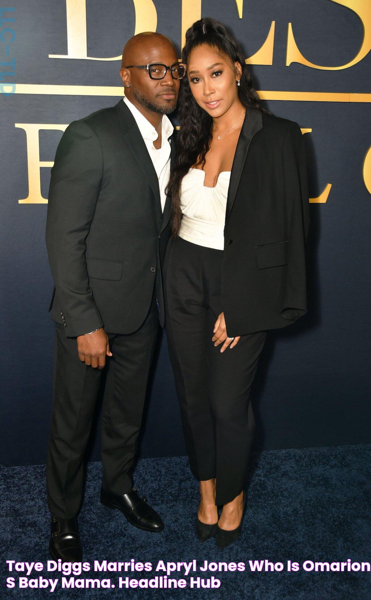 Taye Diggs marries Apryl Jones, who is Omarion's baby mama. HeadLine Hub