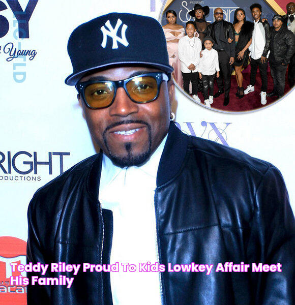 Teddy Riley, Proud To Kids, LowKey Affair; Meet His Family