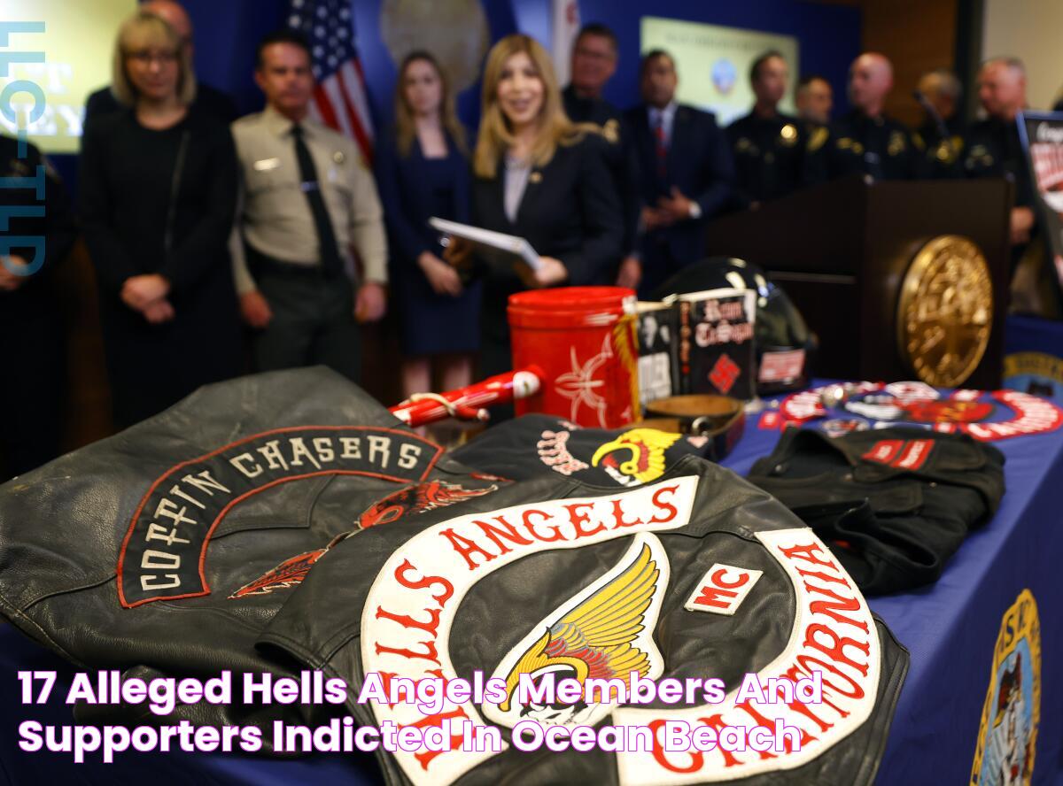 17 alleged Hells Angels members and supporters indicted in Ocean Beach