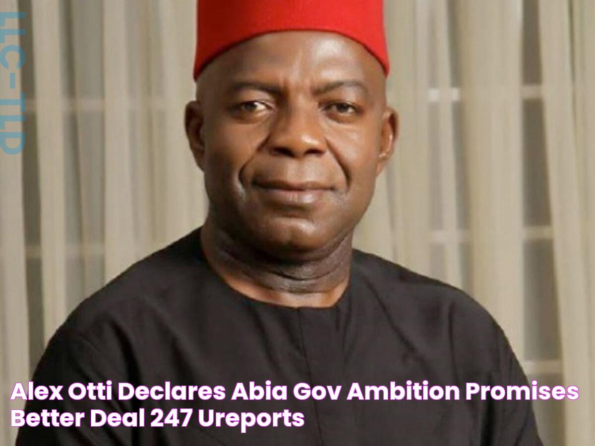 Alex Otti declares Abia gov ambition, promises better deal 247 Ureports