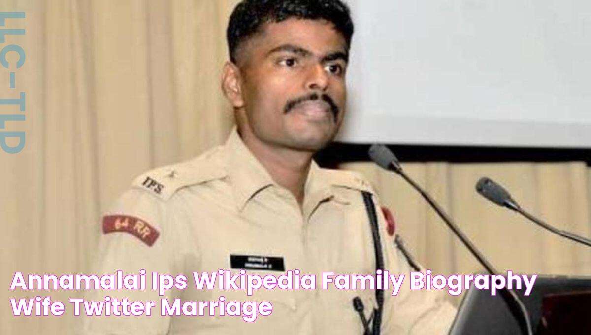 Annamalai IPS Wikipedia, Family, Biography, Wife, Twitter, Marriage