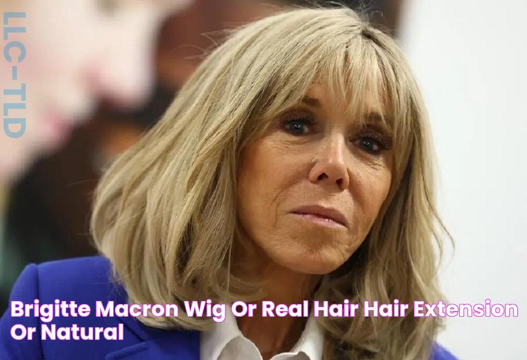 Brigitte Macron Wig Or Real Hair, Hair Extension Or Natural