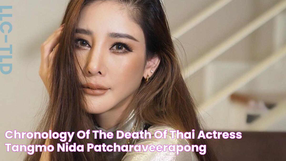 Chronology Of The Death Of Thai Actress Tangmo Nida Patcharaveerapong